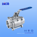 3PC Stainless Steel Ball Valve with Good Quantity